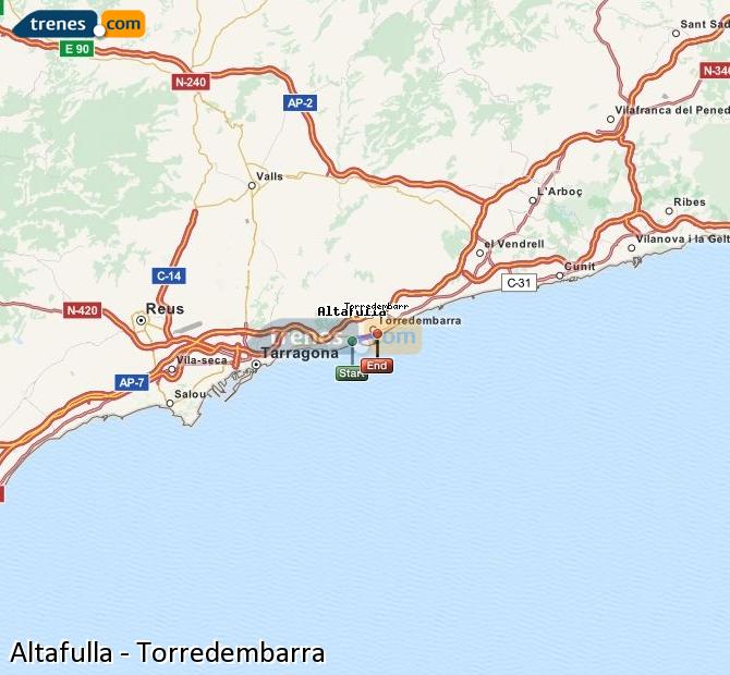 Tren Altafulla-Tamarit Torredembarra