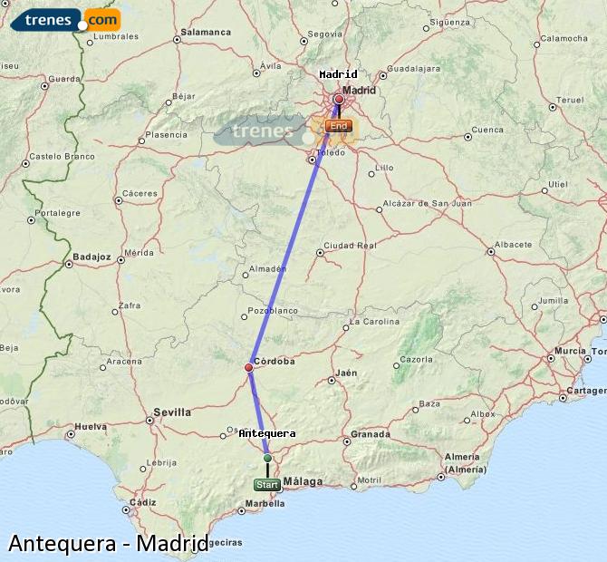 Tren Antequera Ciudad Madrid