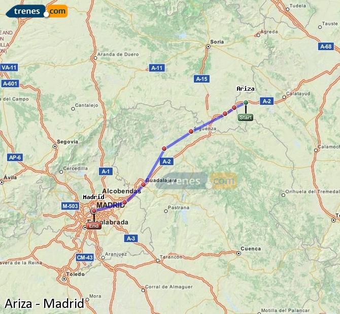 Tren Ariza Madrid