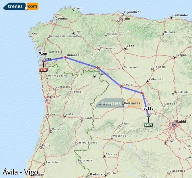 Tren Ávila Vigo Guixar