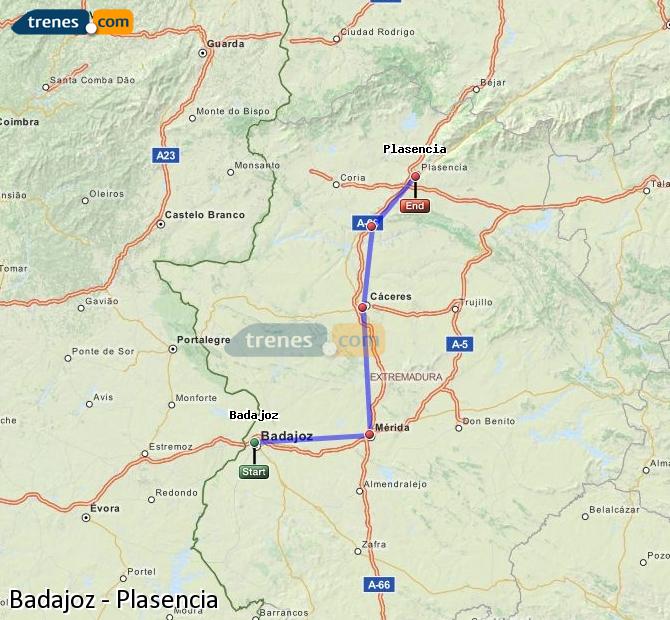 Tren Badajoz Plasencia