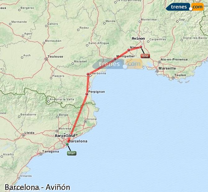 Tren Barcelona Avignon TGV (Aviñón)