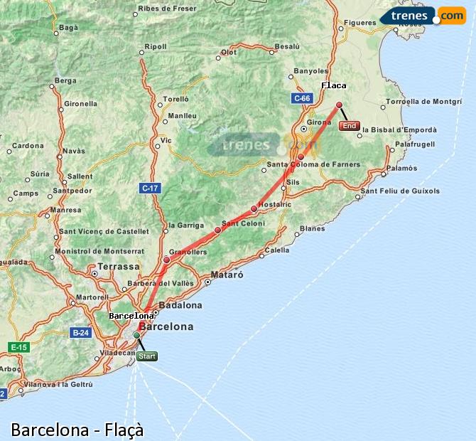 Tren Barcelona Flaça