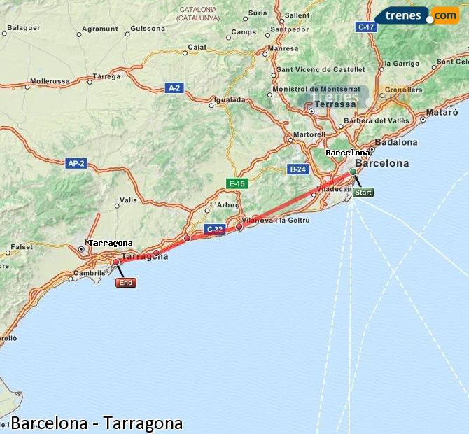 Tren Barcelona Tarragona