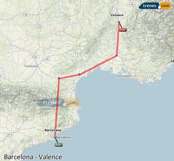 Tren Barcelona Valence