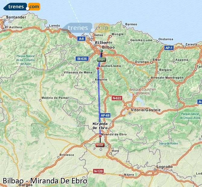 Tren Bilbao Miranda de Ebro