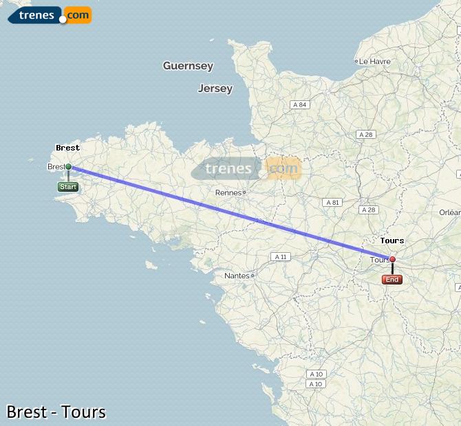 Train Brest Tours