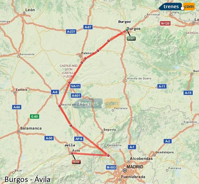 Tren Burgos-Rosa de Lima Ávila
