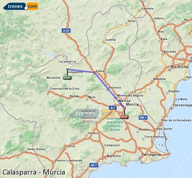 Tren Calasparra Murcia