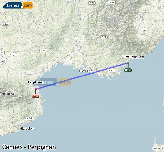 Train Cannes Perpignan
