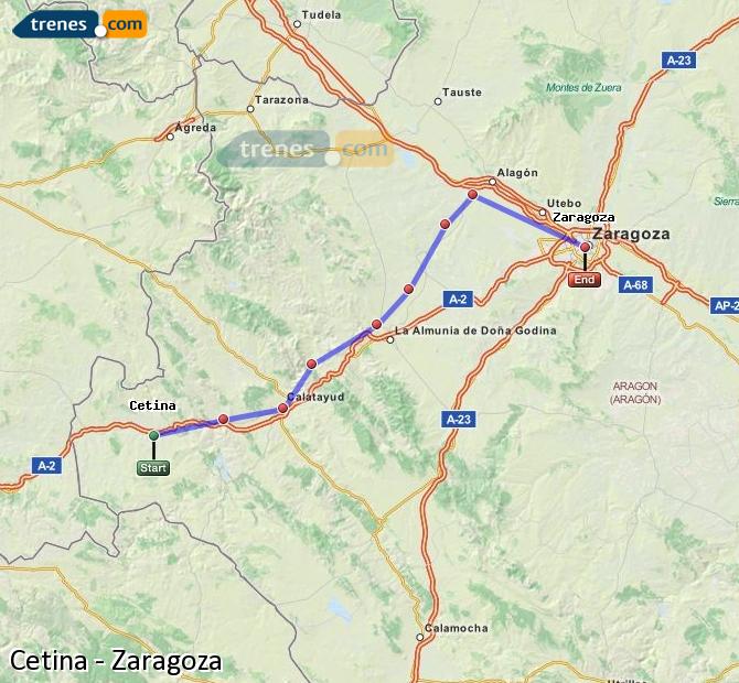 Tren Cetina Zaragoza