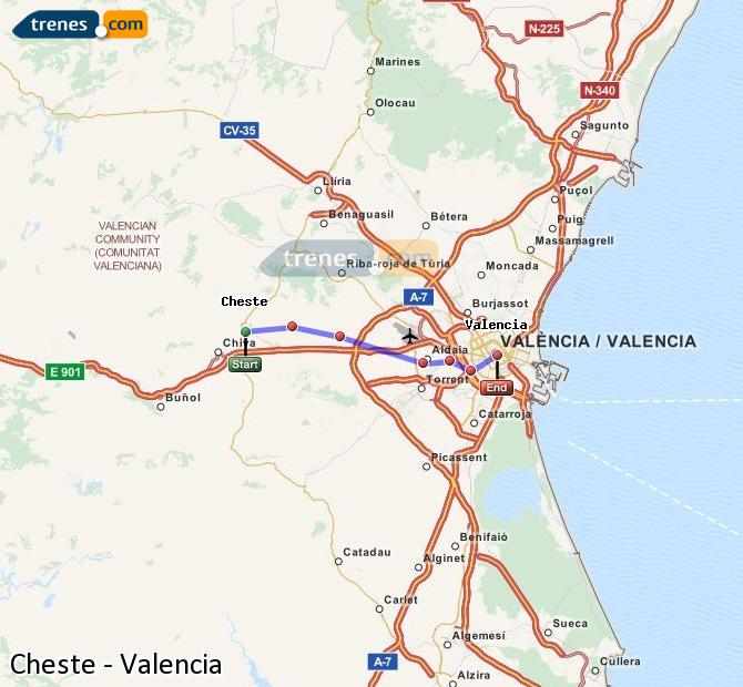 Tren Cheste Valencia