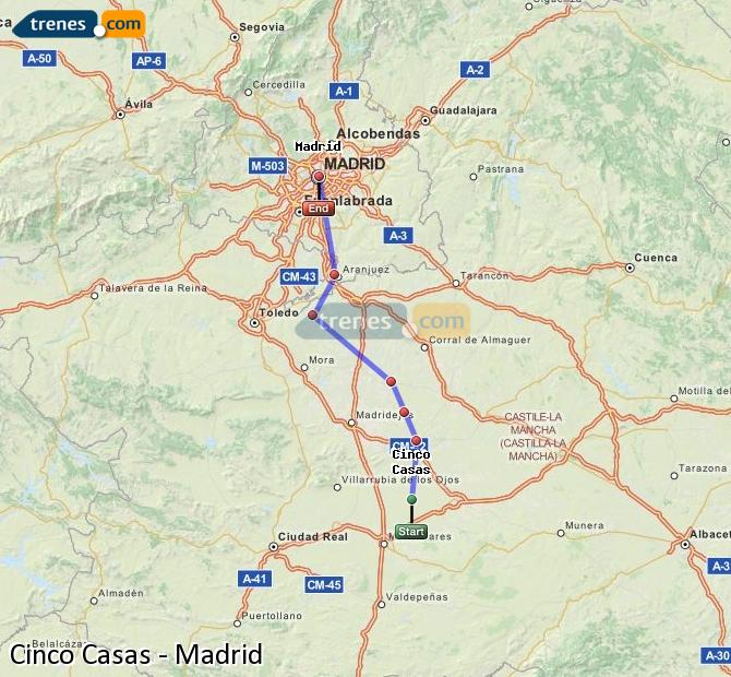 Tren Cinco Casas Madrid