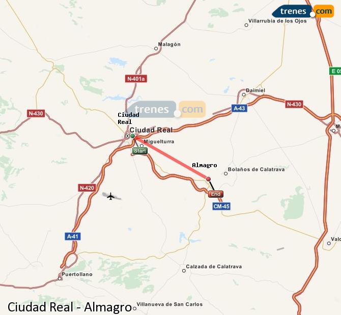 Tren Ciudad Real Almagro