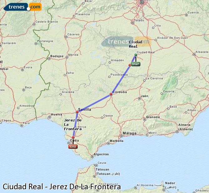 Tren Ciudad Real Jerez de la Frontera