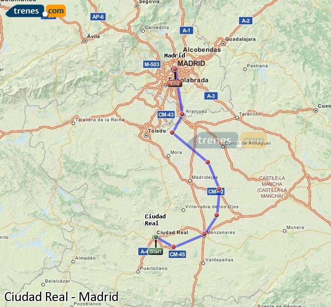 Tren Ciudad Real Madrid