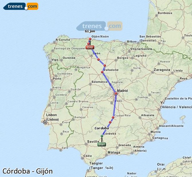 Tren Cordoba Gijón-Sanz Crespo