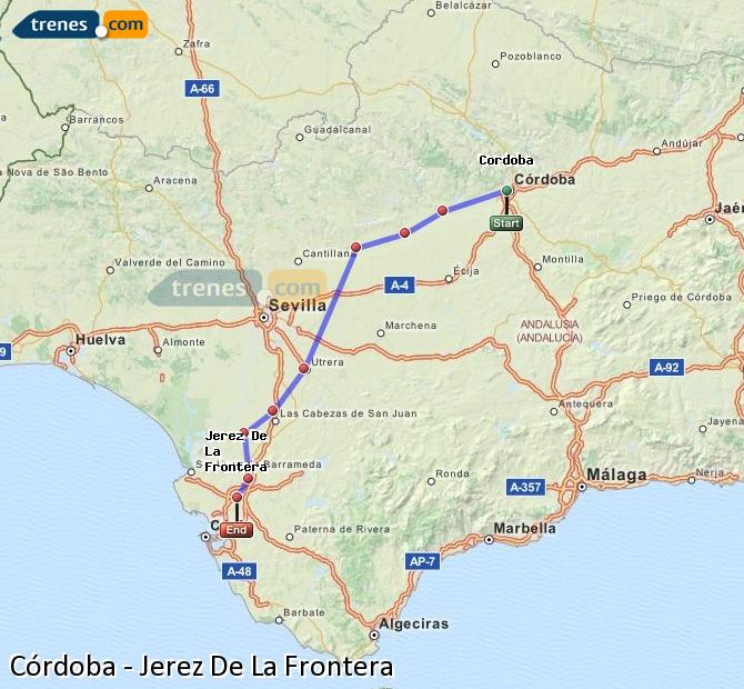 Tren Cordoba Jerez de la Frontera
