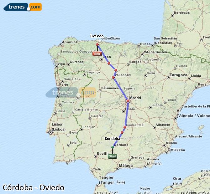 Tren Cordoba Oviedo