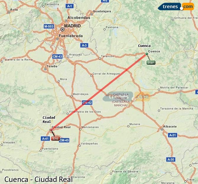 Tren Cuenca Estación Ciudad Real