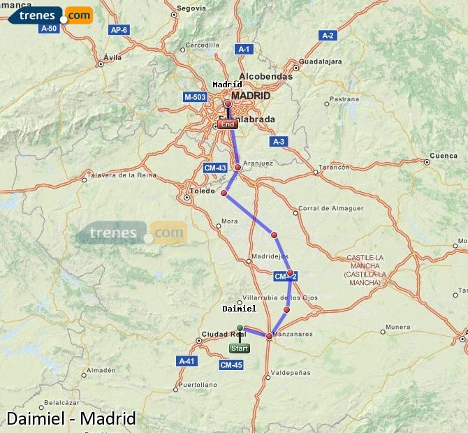 Tren Daimiel Madrid