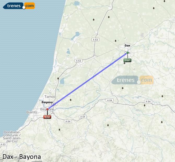 Train Dax Bayonne (Baiona)