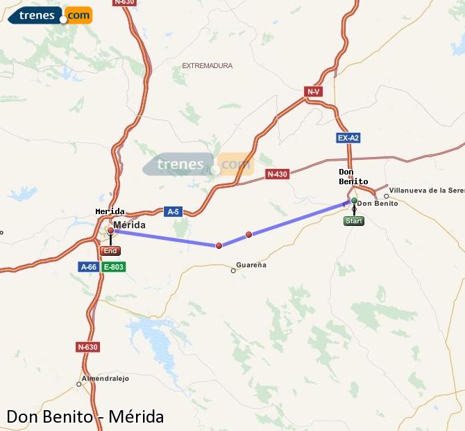 Tren Don Benito Mérida