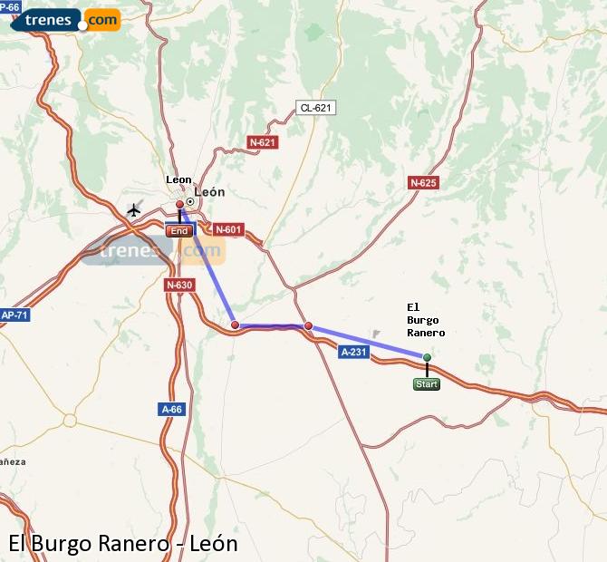 Tren El Burgo Ranero León