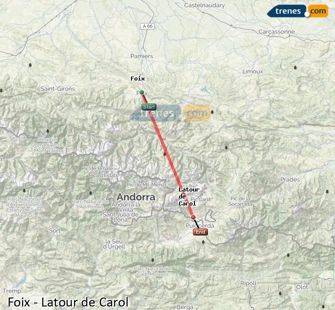 Train Foix Latour-de-Carol