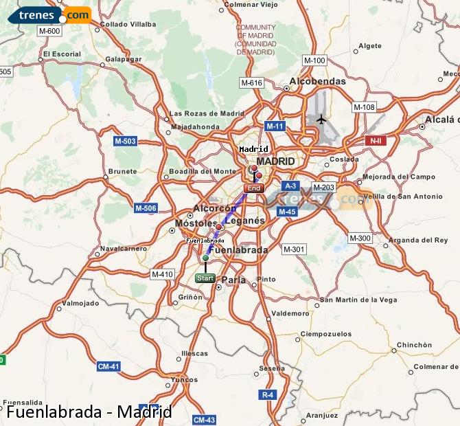 Tren Fuenlabrada Madrid