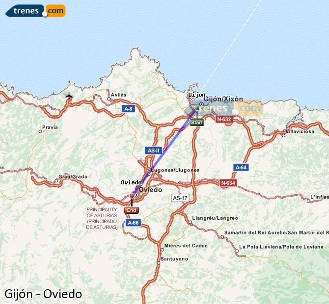 Tren Gijón-Sanz Crespo Oviedo
