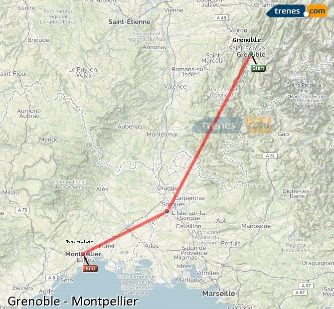 Train Grenoble Montpellier