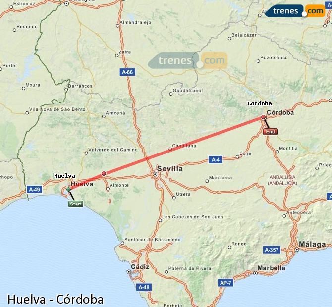 Tren Huelva Cordoba