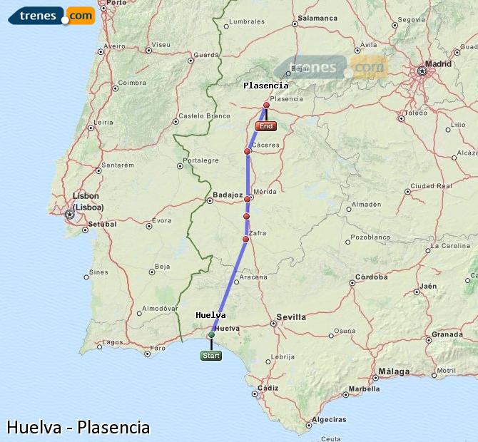 Tren Huelva Plasencia