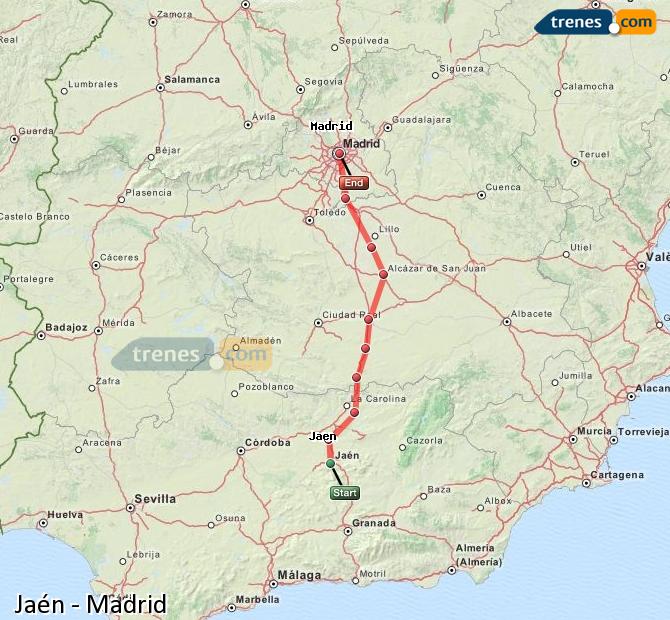 Resultado de imagen de Jaén Madrid Sarria