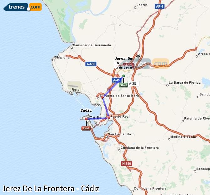 Tren Jerez de la Frontera Cádiz