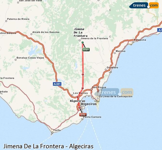 Tren Jimena de la Frontera Algeciras