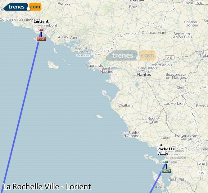Train La Rochelle Ville Lorient