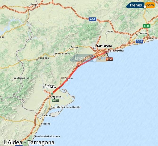 Tren L'Aldea-Amposta-Tortosa Tarragona