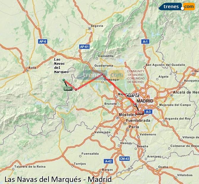 Tren Las Navas del Marques Madrid