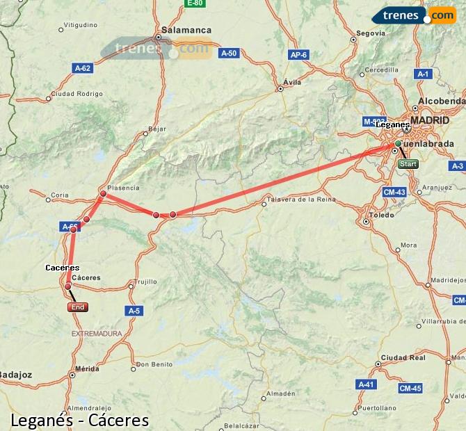 Tren Leganés Cáceres
