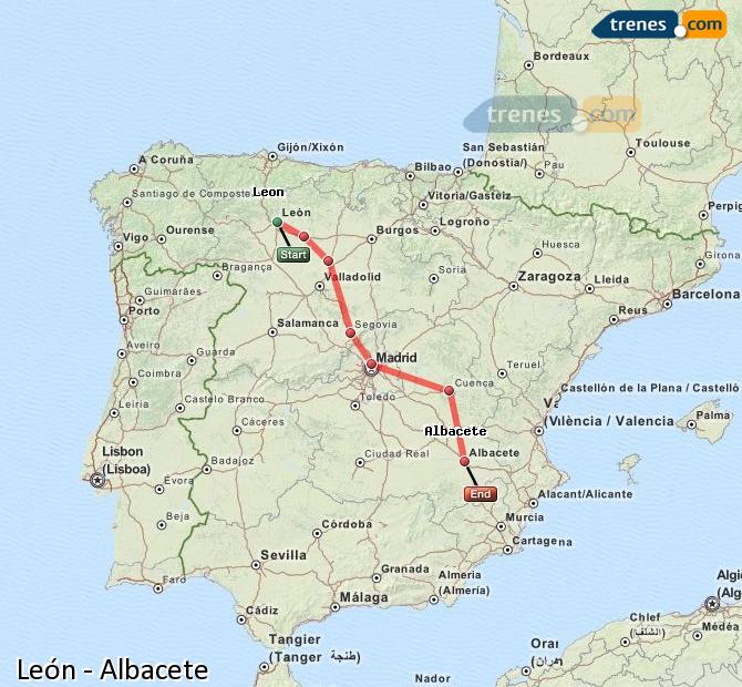 Tren León Albacete-Los Llanos