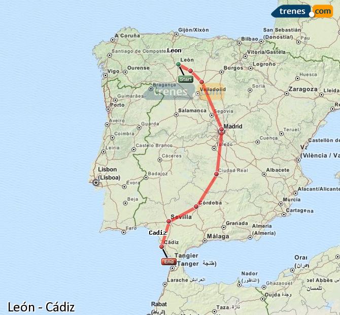 Tren León Cádiz
