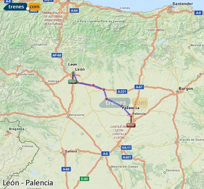 Trenes León Palencia