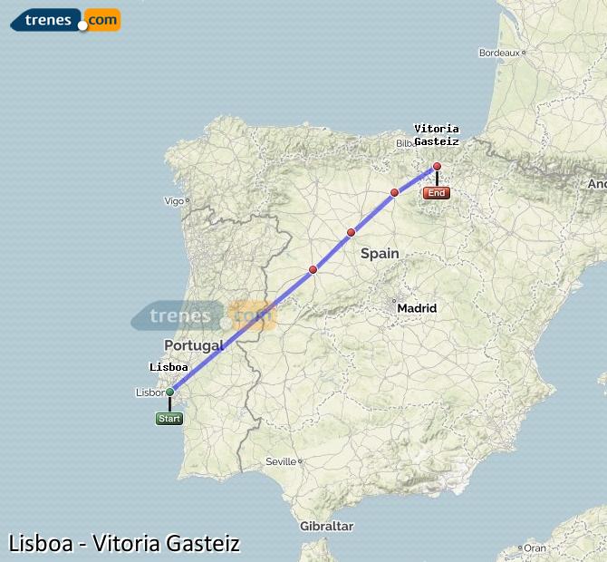 Comboio Lisboa Vitoria – Gasteiz