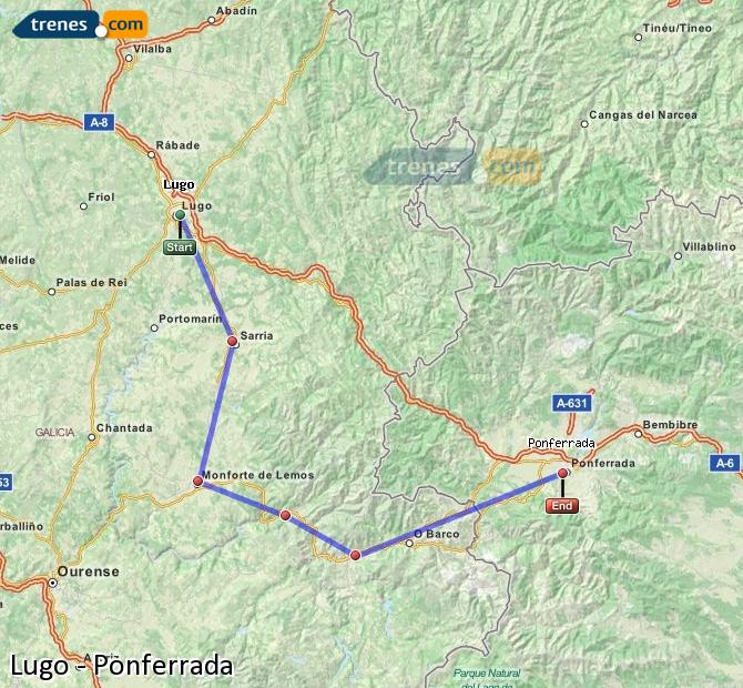 Tren Lugo Ponferrada