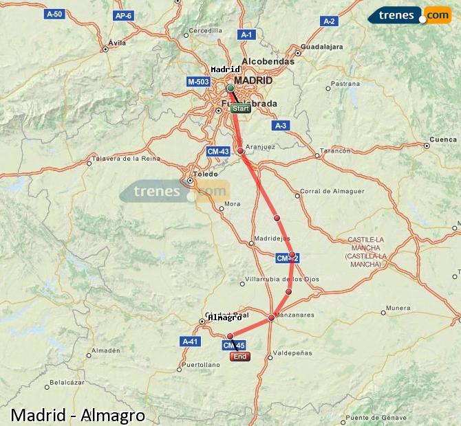 Tren Madrid Almagro