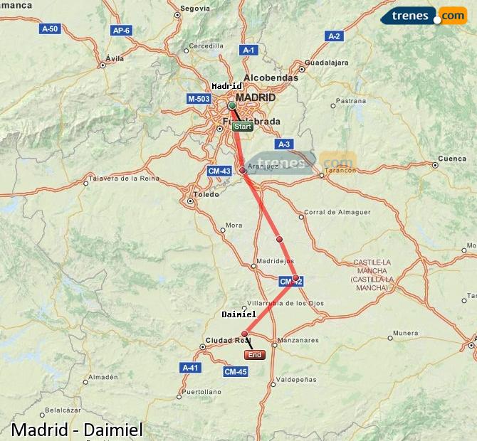 Tren Madrid Daimiel