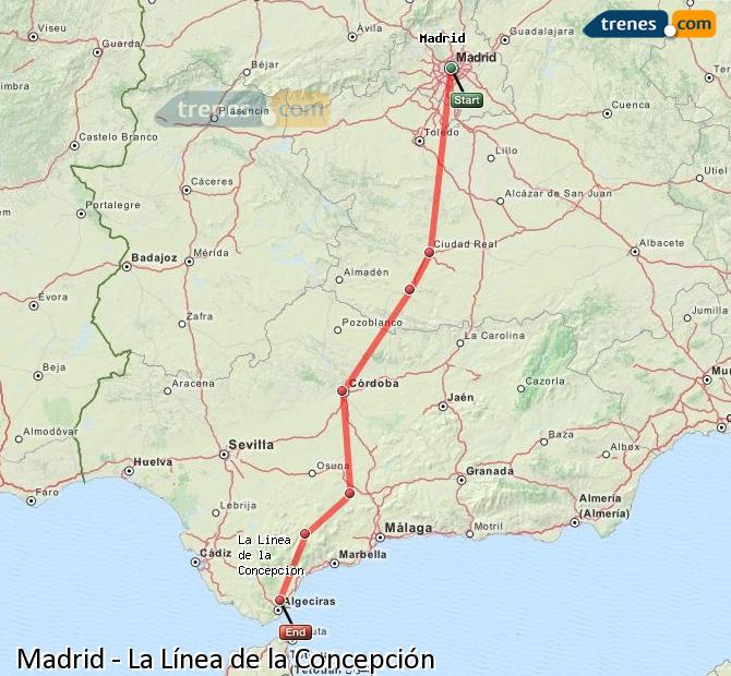 Tren Madrid San Roque – La Línea