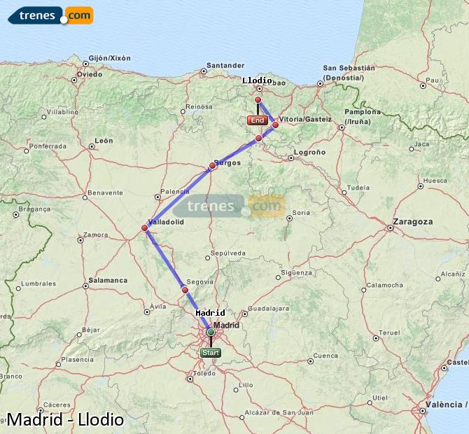 Tren Madrid Llodio